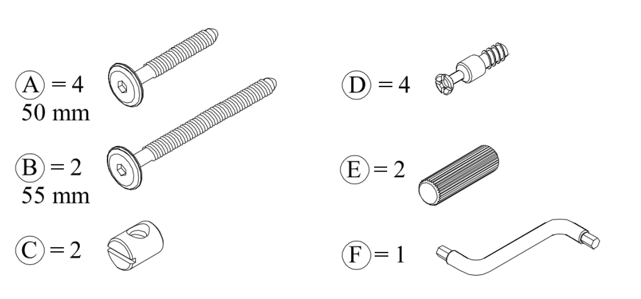 Troll Nursery Lux Cot Fittings