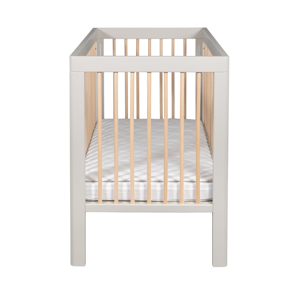 Cot Lukas Duo Soft Grey/Natural Wax